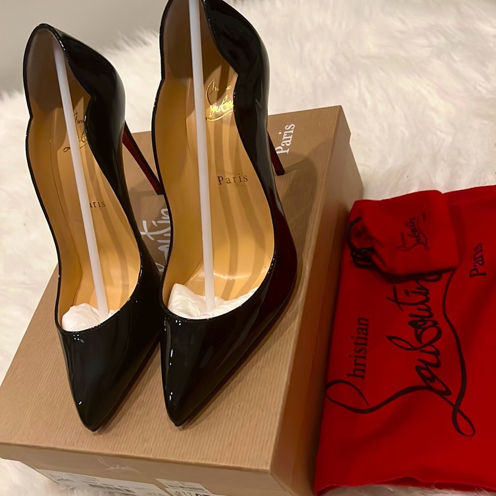 Christian louboutin hot chick heel 100mm